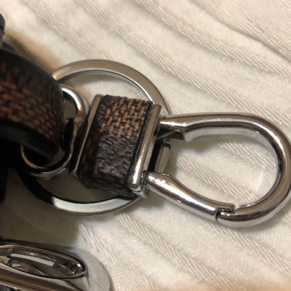 SALE AND FINAL! Upcycled LV Keyfob, New - Picture 5 of 5